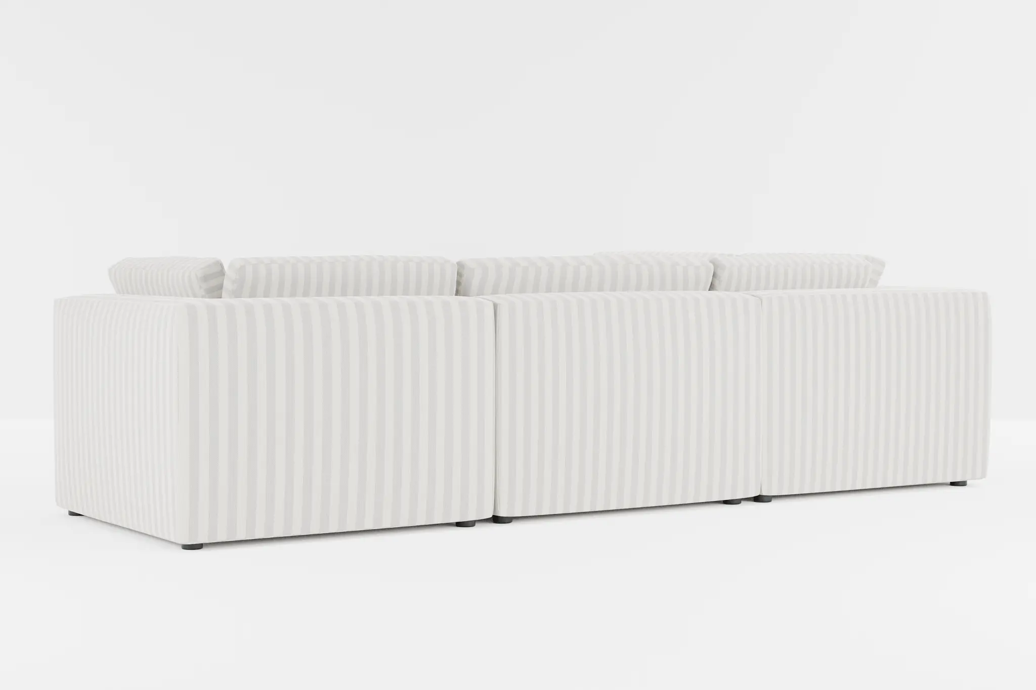 Destin Sea Lane Light Gray Fabric 5pc Bumper Sectional Destin Sea Lane Light Gray Fabric 5pc Bumper Sectional