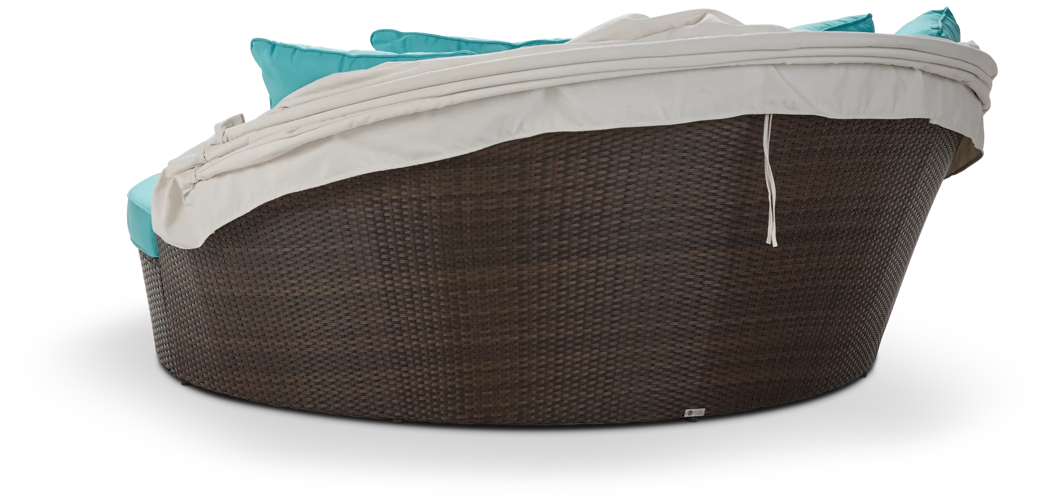 Fina Dark Teal Canopy Daybed