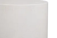 Tai White Round End Table