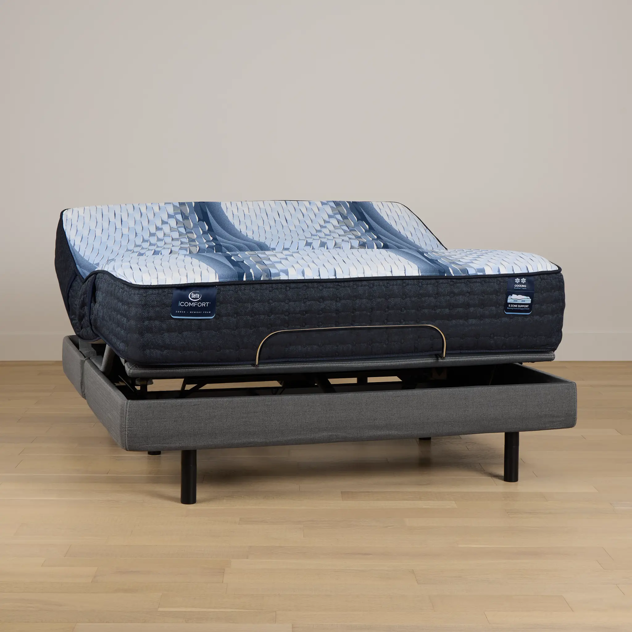 Serta Icomfort Aveda Plush Motion Perfect 4 Adjustable Base Set Serta Icomfort Aveda Plush Motion Perfect 4 Adjustable Base Set