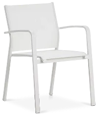 Lisbon White Sling Chair