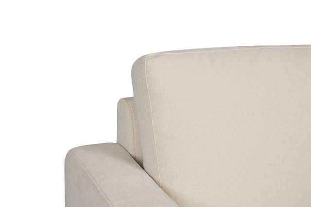 Addie Beige Fabric 2-piece Modular Storage Sofa With Console