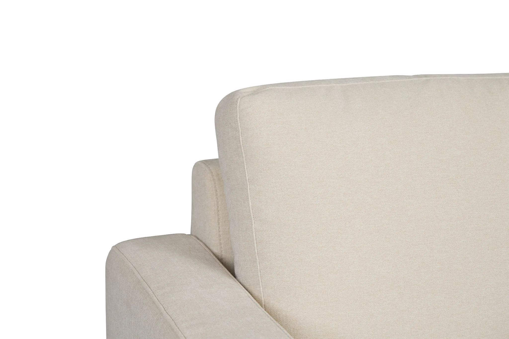 Addie Beige Fabric 2-piece Modular Storage Sofa With Console