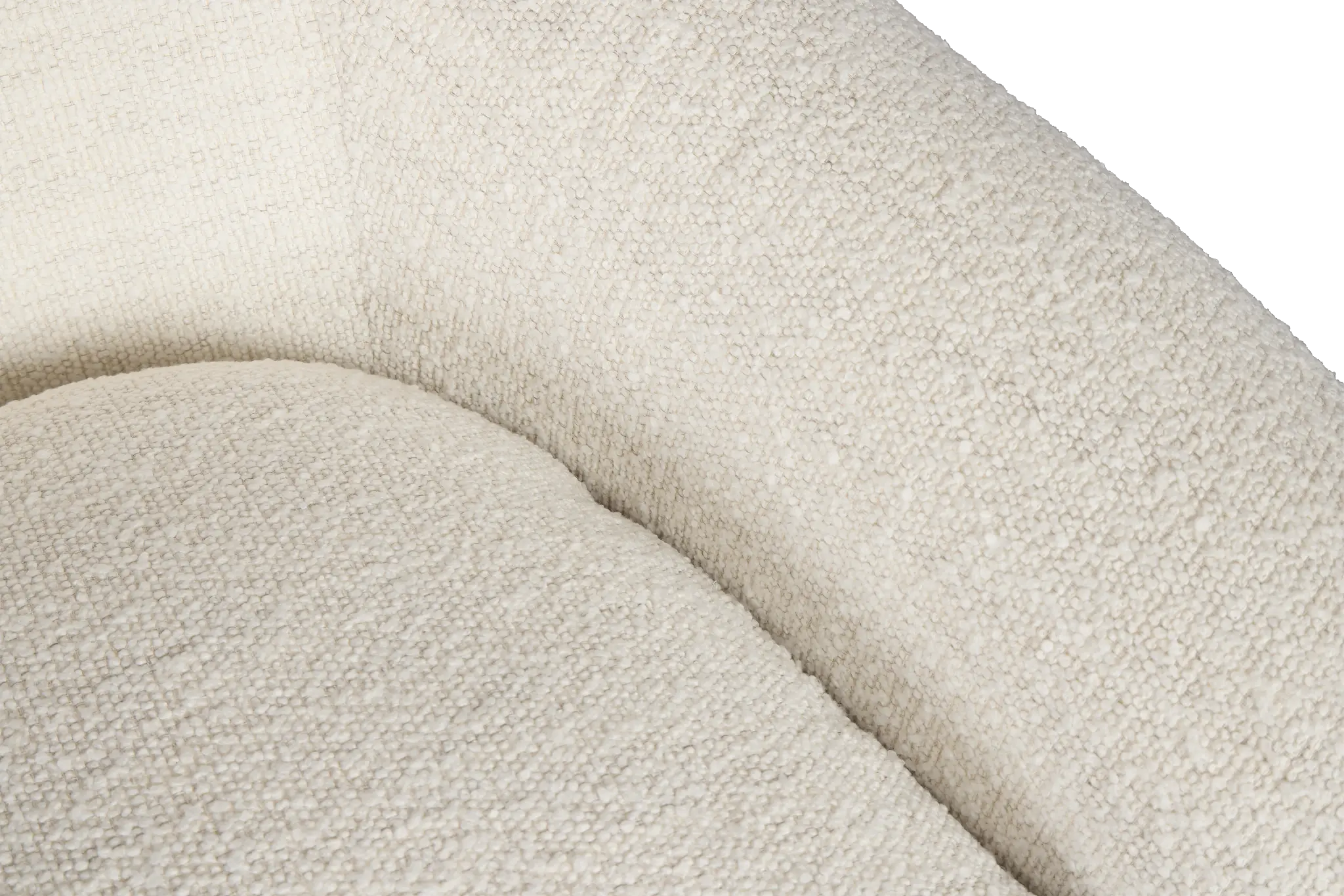 Kaya White Fabric Swivel Chair Kaya White Fabric Swivel Chair