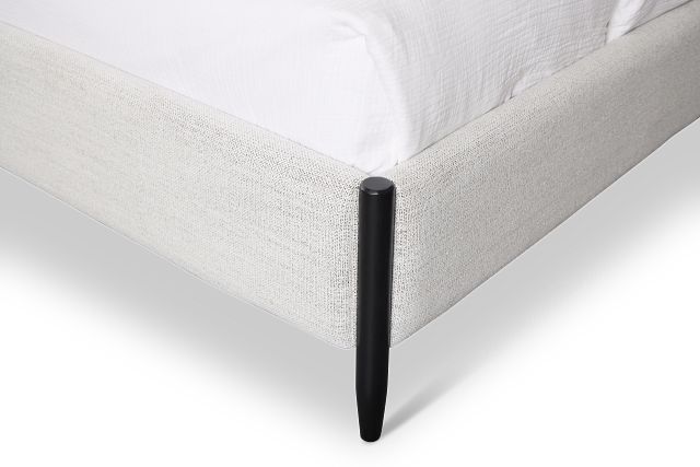 Stockton Black Uph Panel Bed