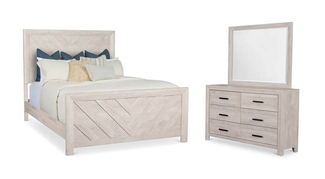 Delray White Bedroom