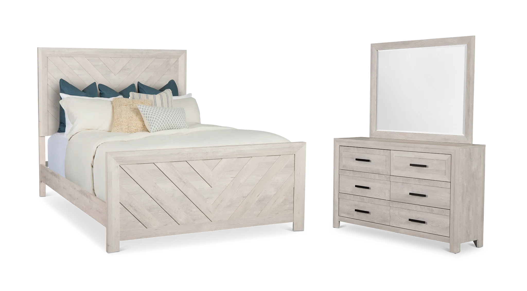 Delray White Bedroom