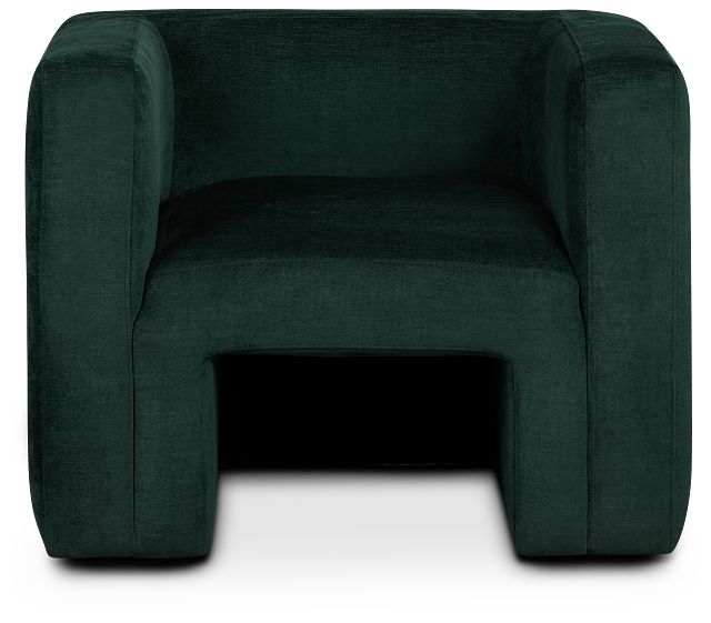 Lizzie Green Velvet Accent Chair