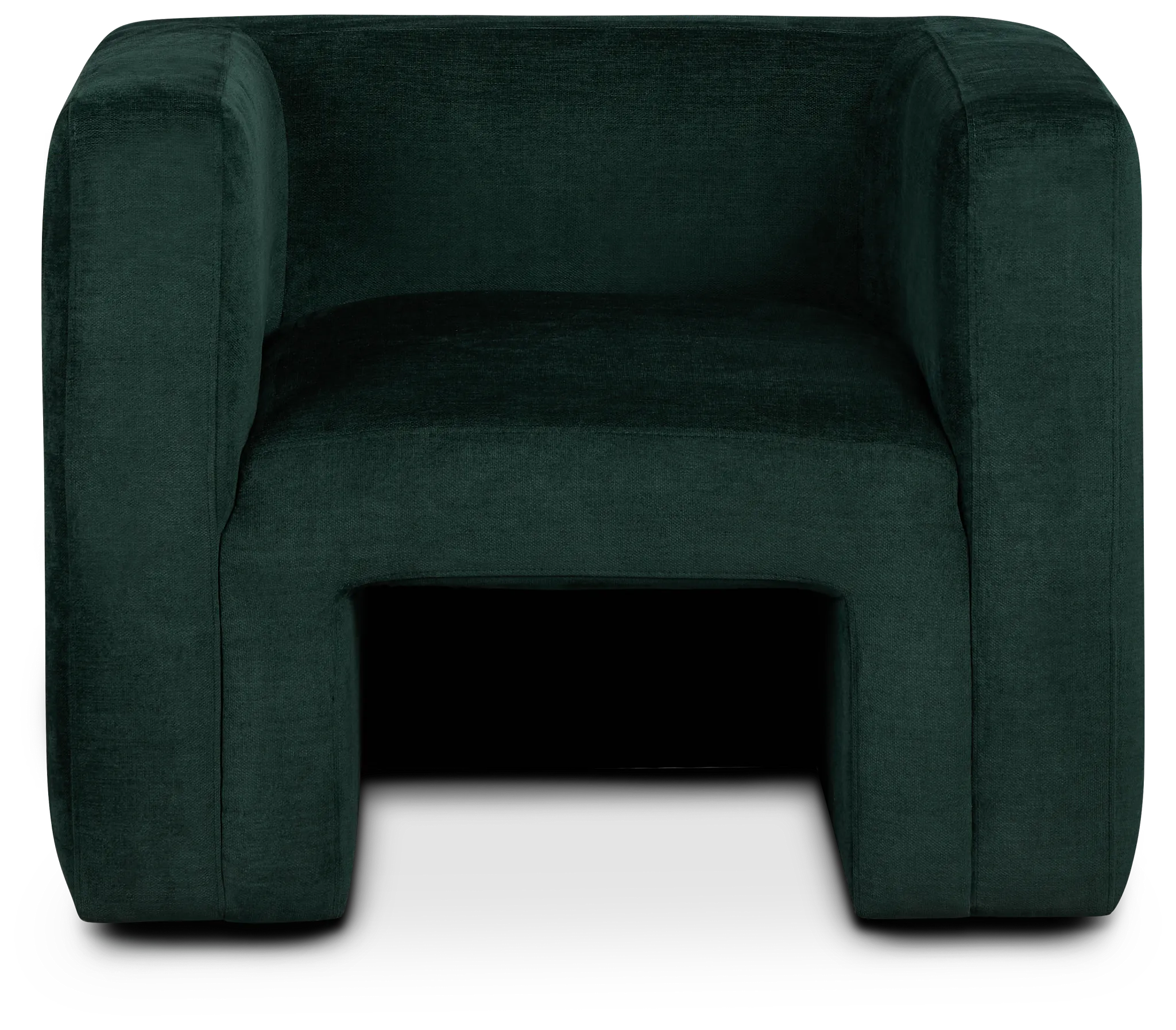 Lizzie Green Velvet Accent Chair