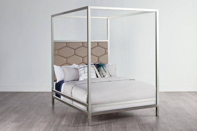 Cortina Champagne Canopy Bed (2)