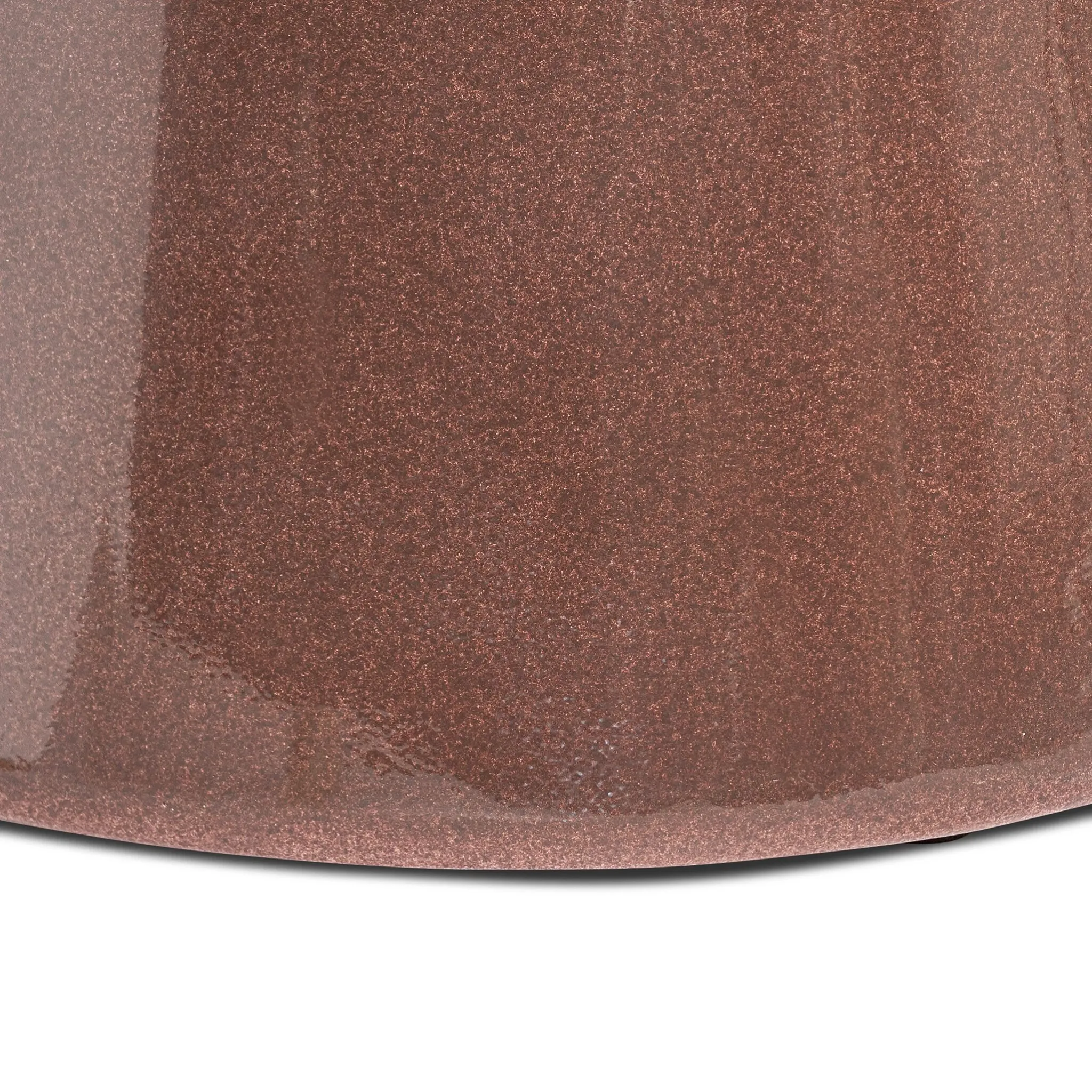 Four Hands Kika Red Concrete Round End Table