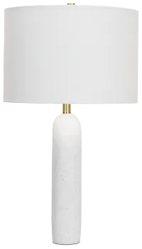 Adler White Terrazzo Table Lamp