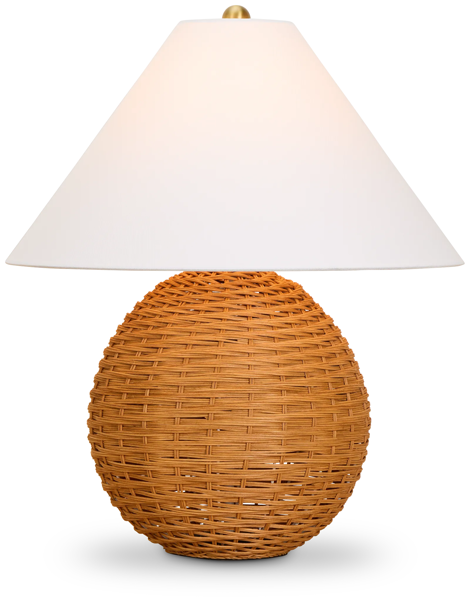 Shona Brown Woven Table Lamp