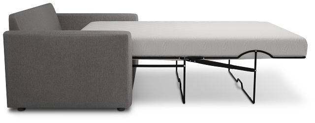 Siesta Peyton Gray Fabric Memory Foam Sleeper