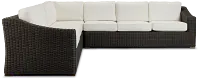 Canyon Gray White Large Two-arm Sectional