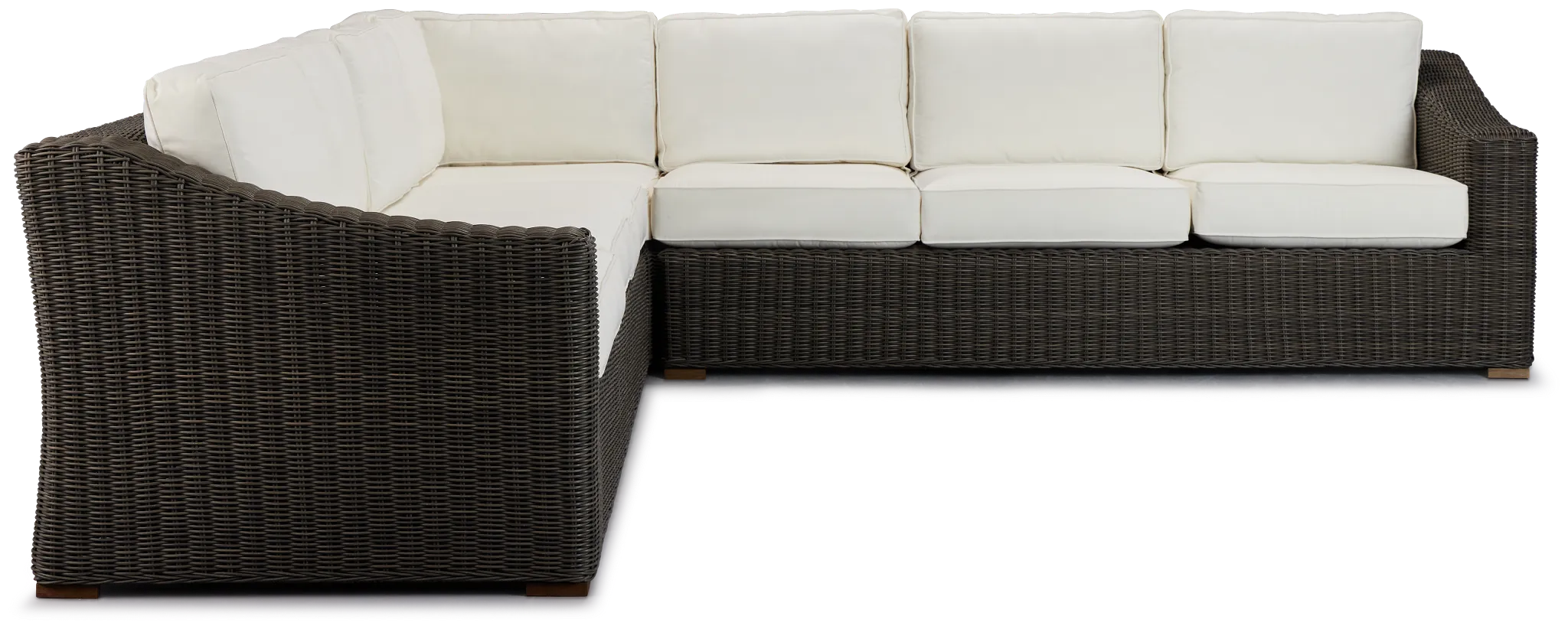 Canyon Gray White Large Two-arm Sectional