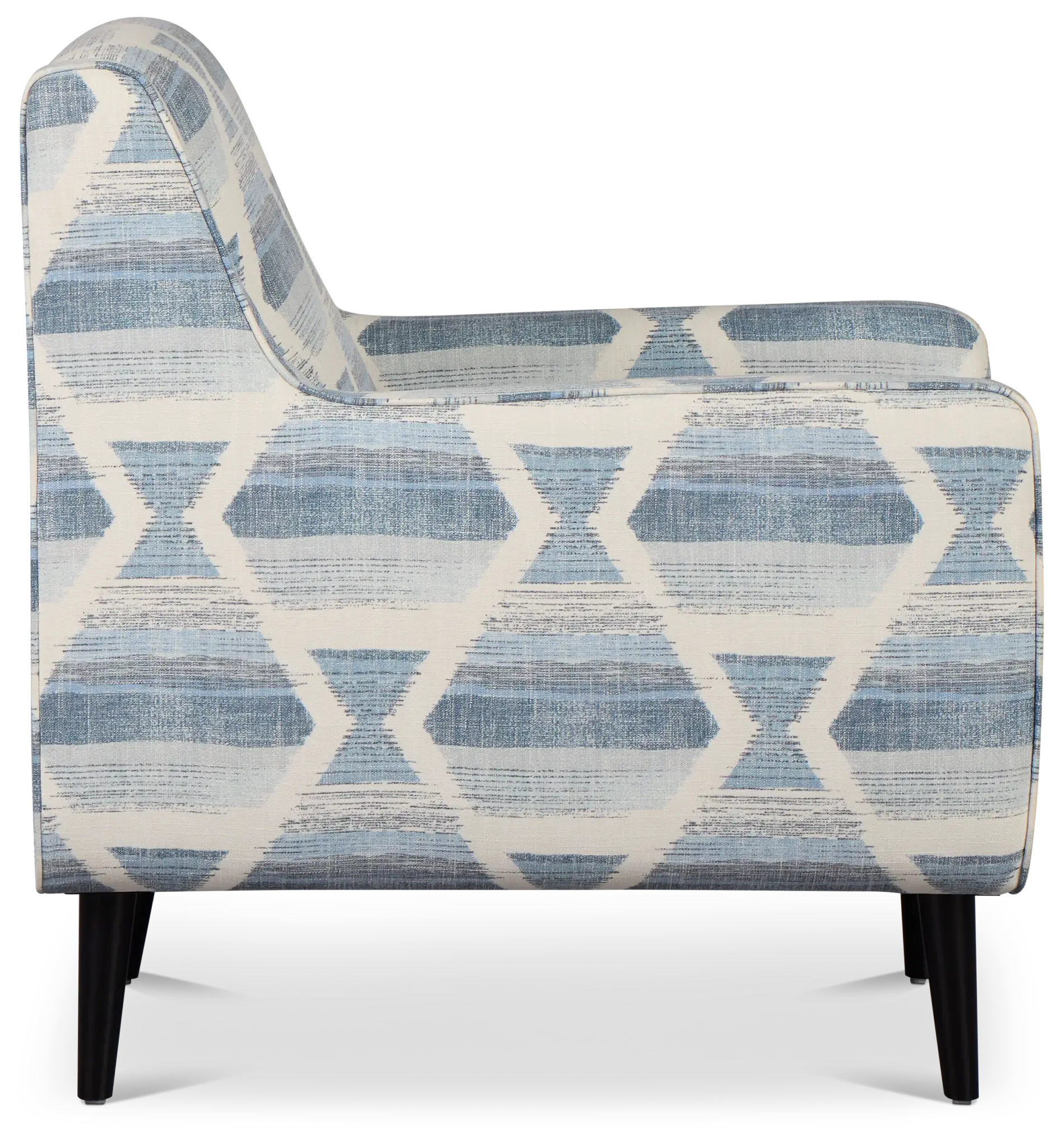 Everly Blue Fabric Accent Chair Everly Blue Fabric Accent Chair