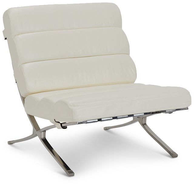 Tatiana White Micro Accent Chair (1)