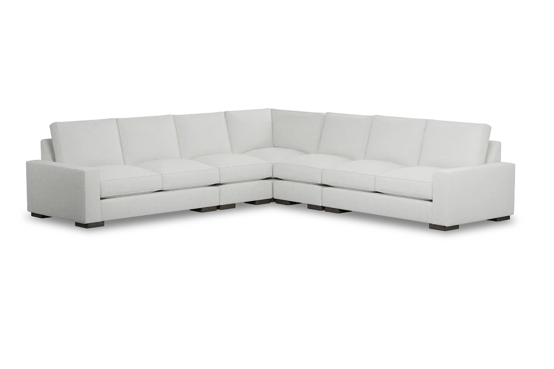 Edgewater Revenue White Large Two-arm Sectional