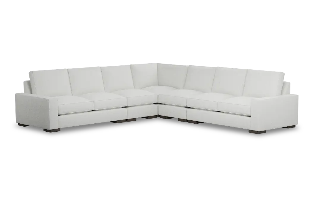 Edgewater Revenue White Large Two-arm Sectional Edgewater Revenue White Large Two-arm Sectional