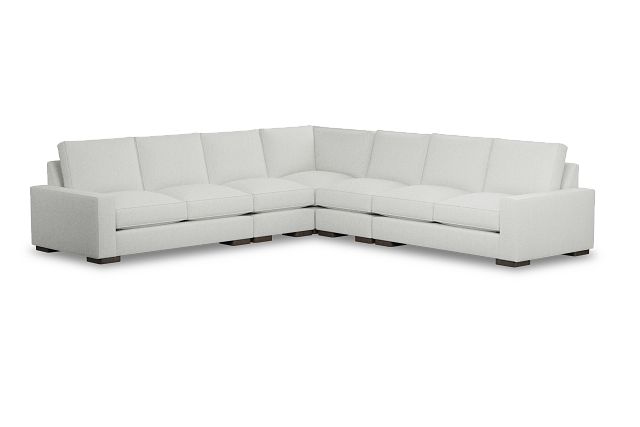 Edgewater Revenue White Large Two-arm Sectional