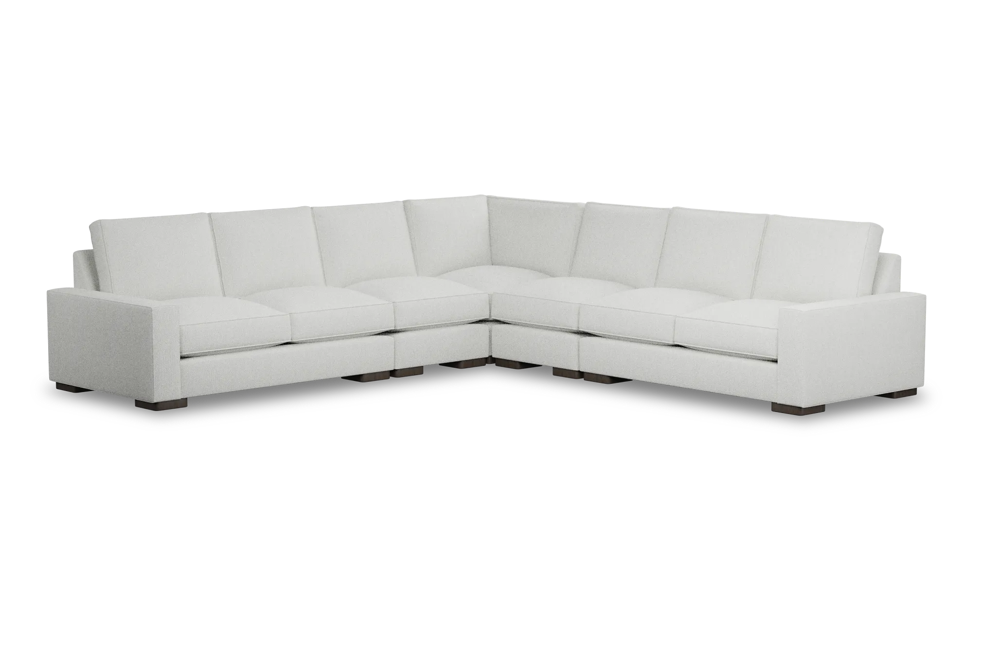 Edgewater Revenue White Large Two-arm Sectional