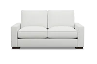 Edgewater Revenue White Loveseat