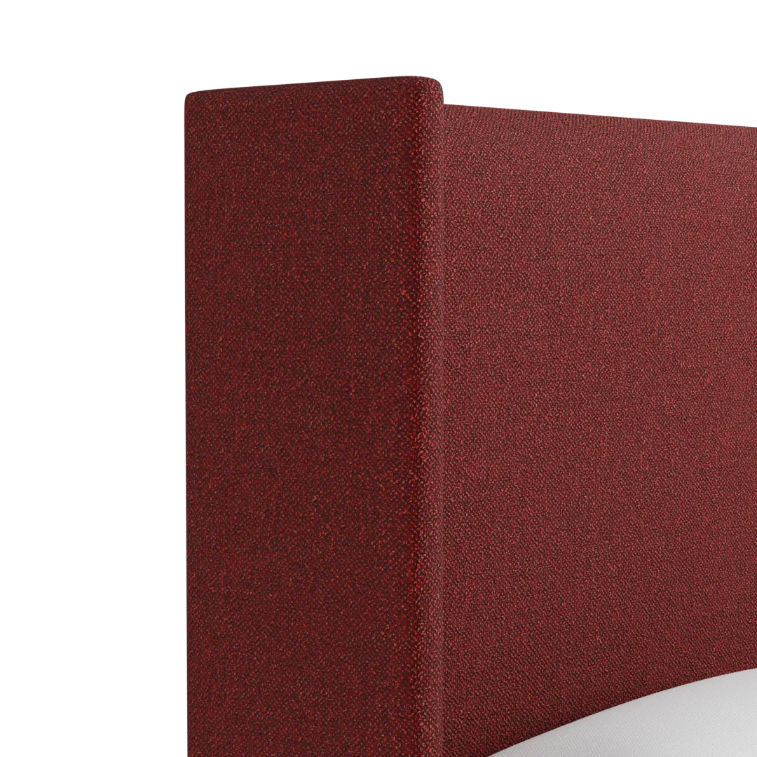 Captiva Elite Red 60" Upholstered Shelter Bed