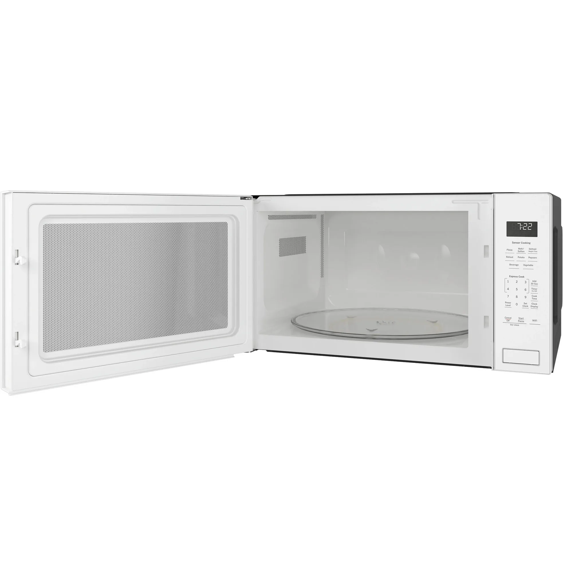 Ge Profile 22 Series White Built-in Microwave