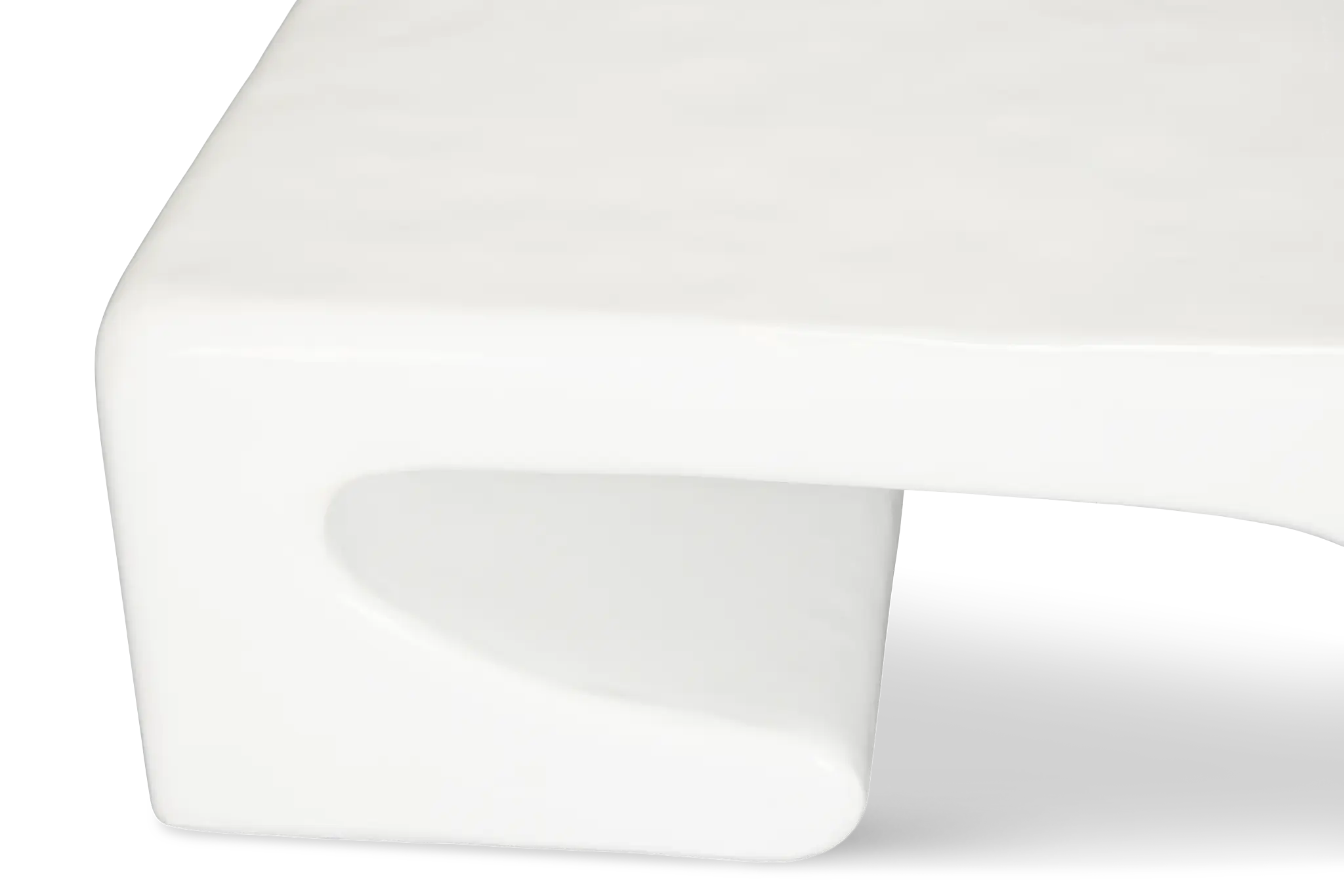 Layla White Rectangular Coffee Table Layla White Rectangular Coffee Table