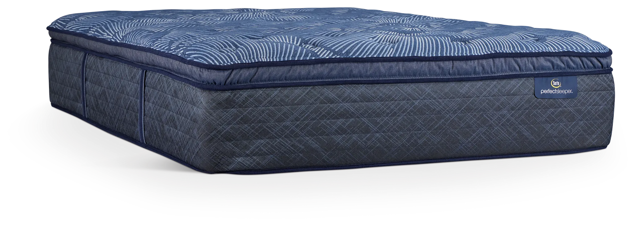 Serta Perfect Sleeper Cobalt Calm 15" Plush Pillow Top Mattress