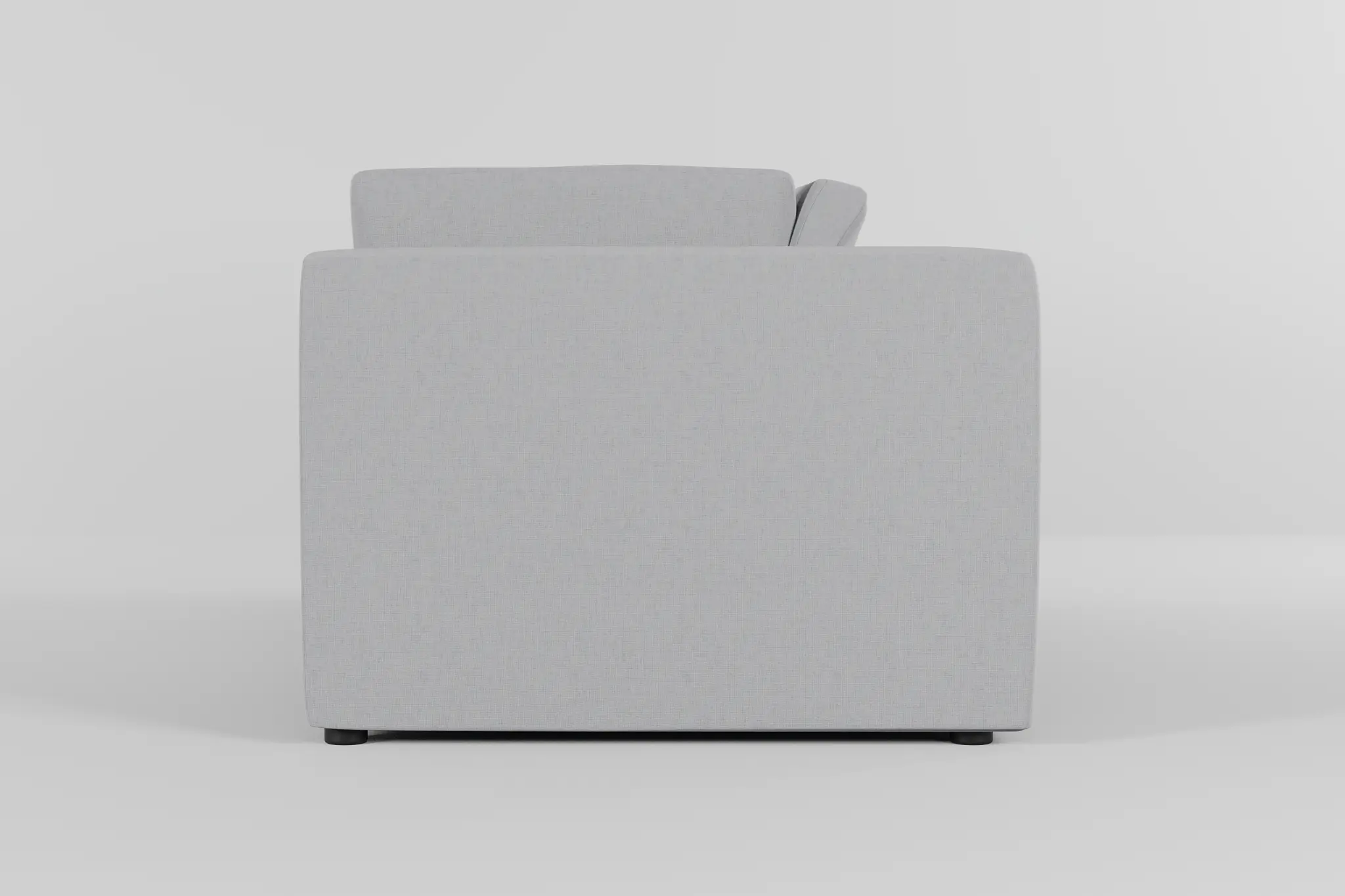 Destin Delray Light Gray Fabric 2-piece Modular Sofa Destin Delray Light Gray Fabric 2-piece Modular Sofa