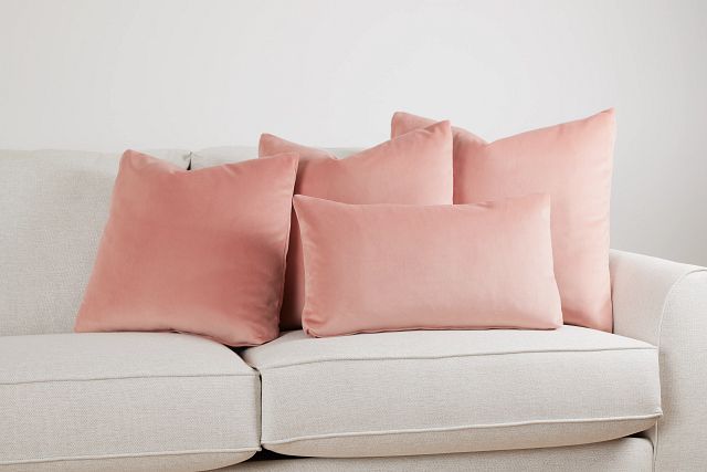 Reign Light Pink 24" Accent Pillow
