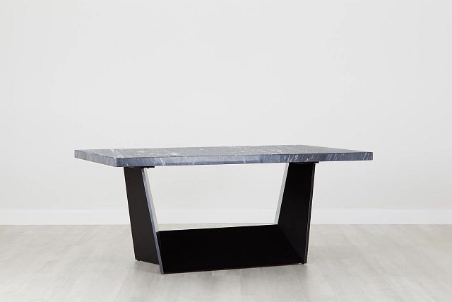 Auburn Dark Gray Marble Rectangular Table (0)