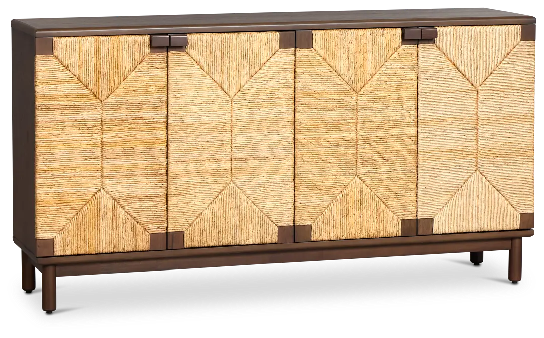 Kate Mid Tone Four-door Cabinet Kate Mid Tone Four-door Cabinet