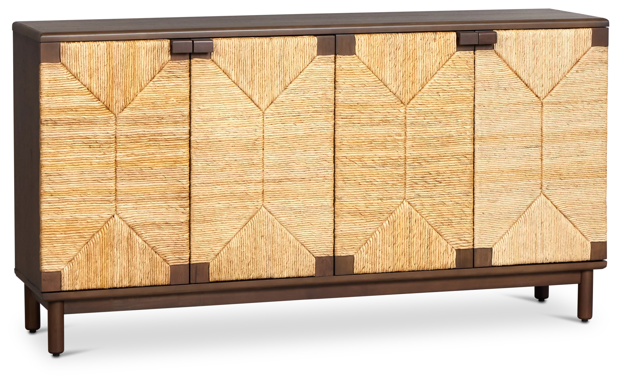 Kate Mid Tone Four-door Cabinet