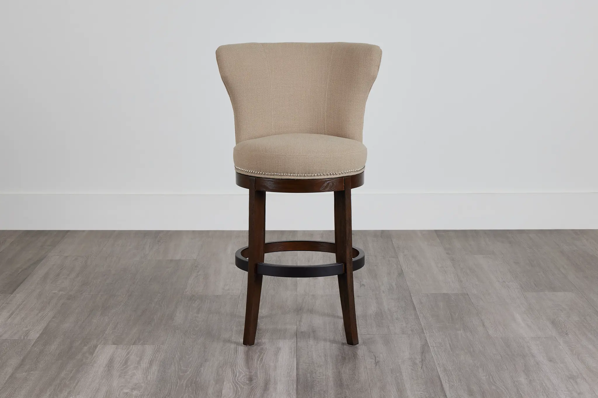 Cayden Taupe Fabric 30" Swivel Barstool Cayden Taupe Fabric 30" Swivel Barstool