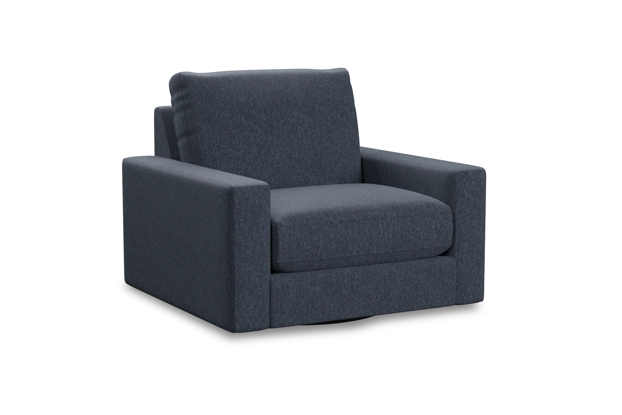 Edgewater Maguire Blue Swivel Chair