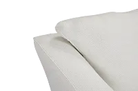 Avery White Fabric Sofa