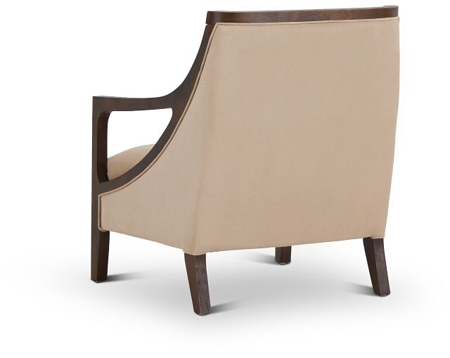 Hopkins Beige Fabric Accent Chair