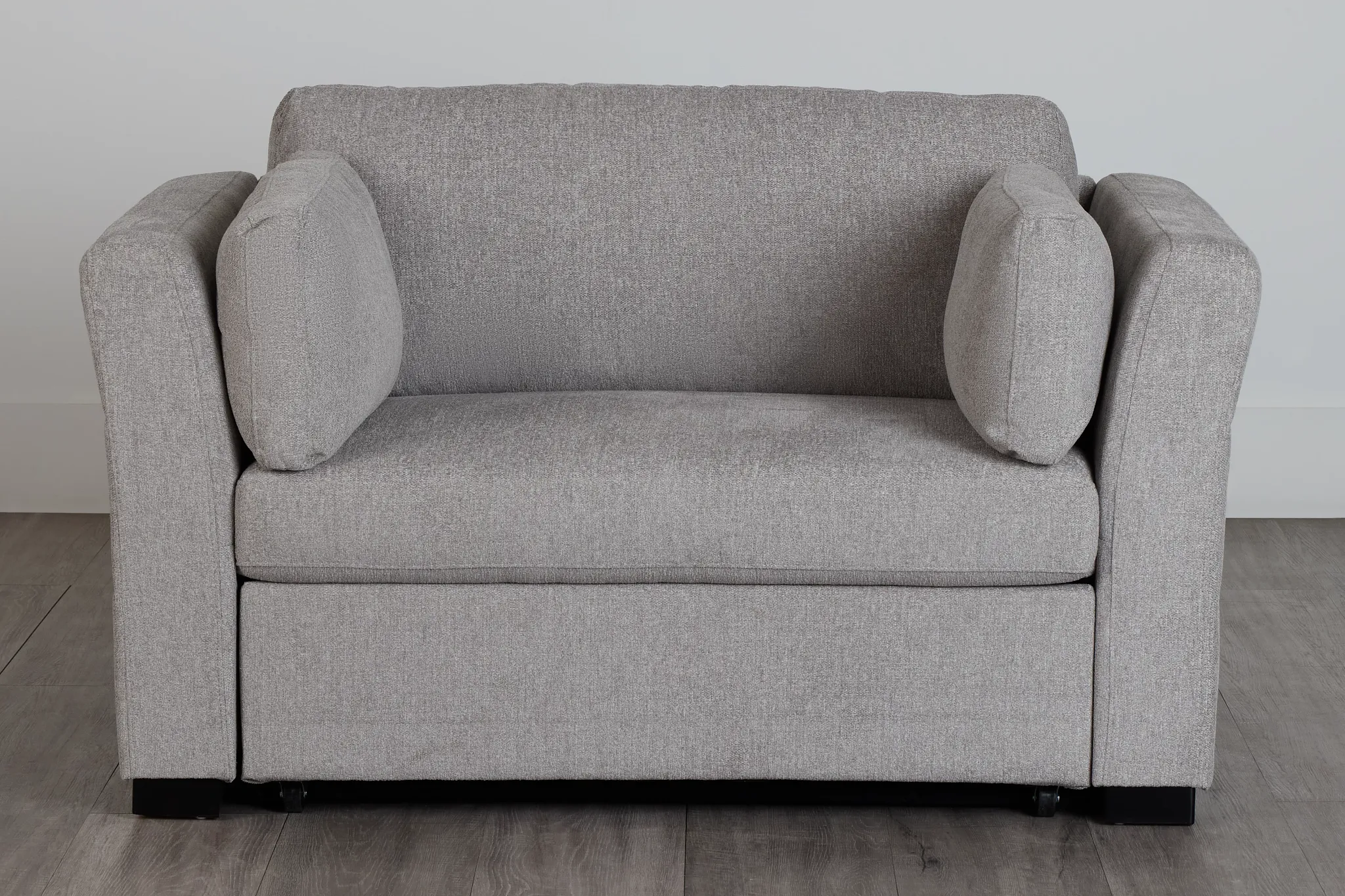 Amber Light Gray Chair Pull-up Sleeper