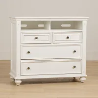 Savannah Ivory Media Chest