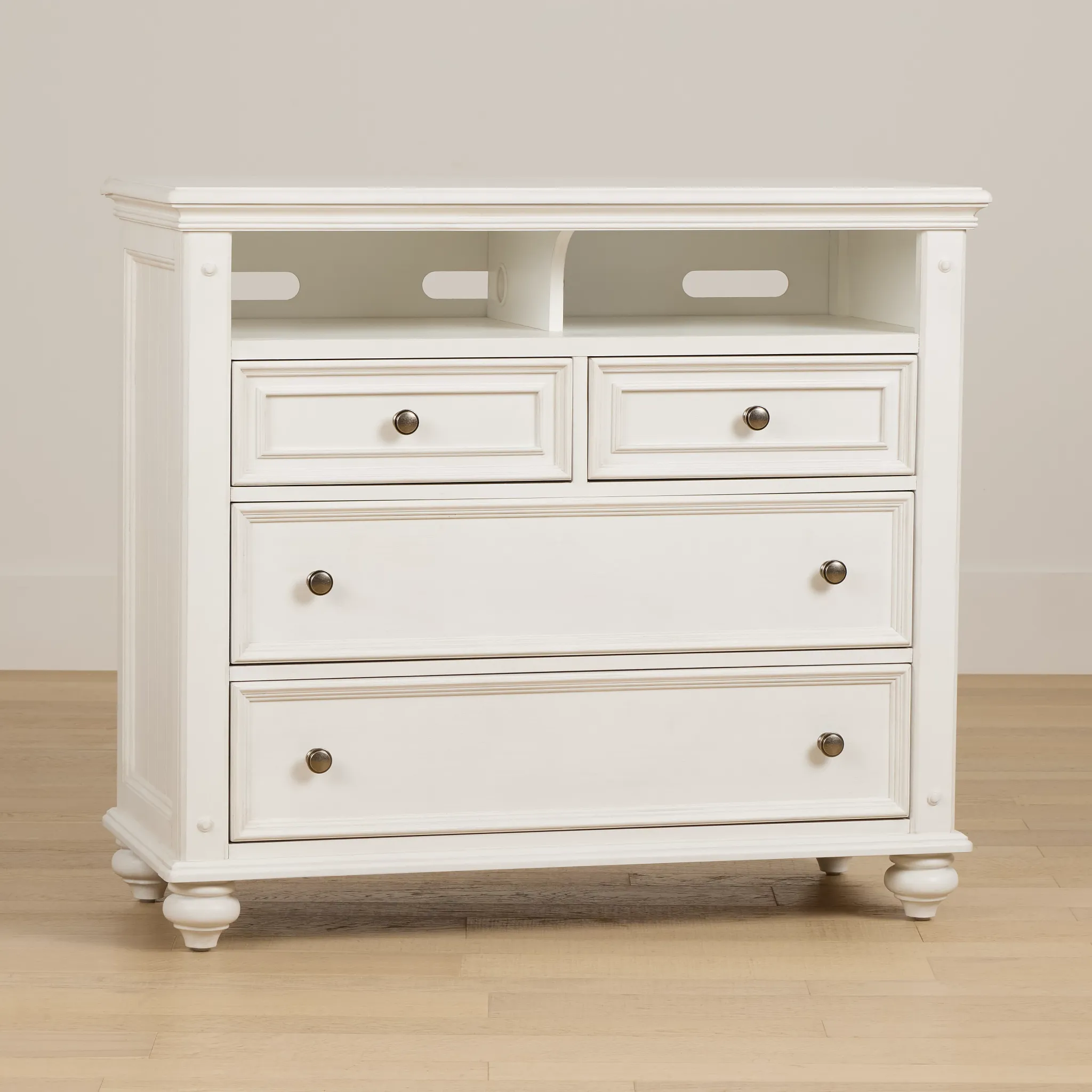 Savannah Ivory Media Chest