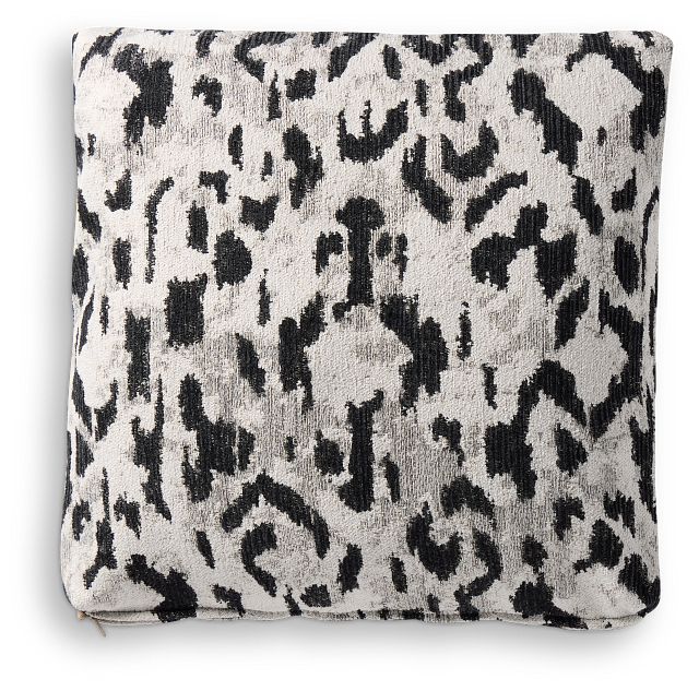 Aurora Black 18" Square Accent Pillow