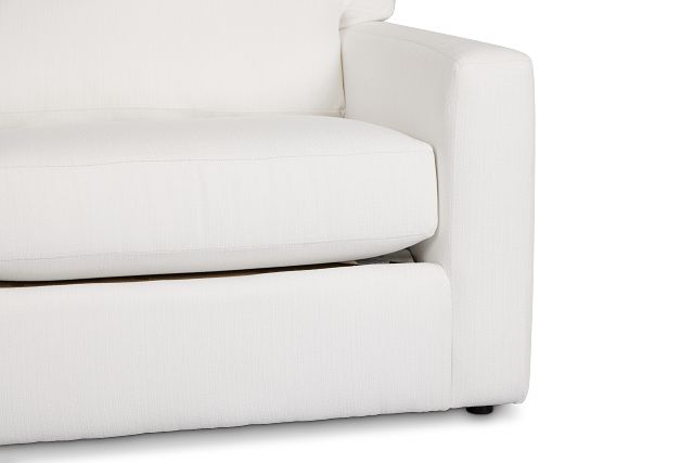 Rhodes White Fabric Sofa