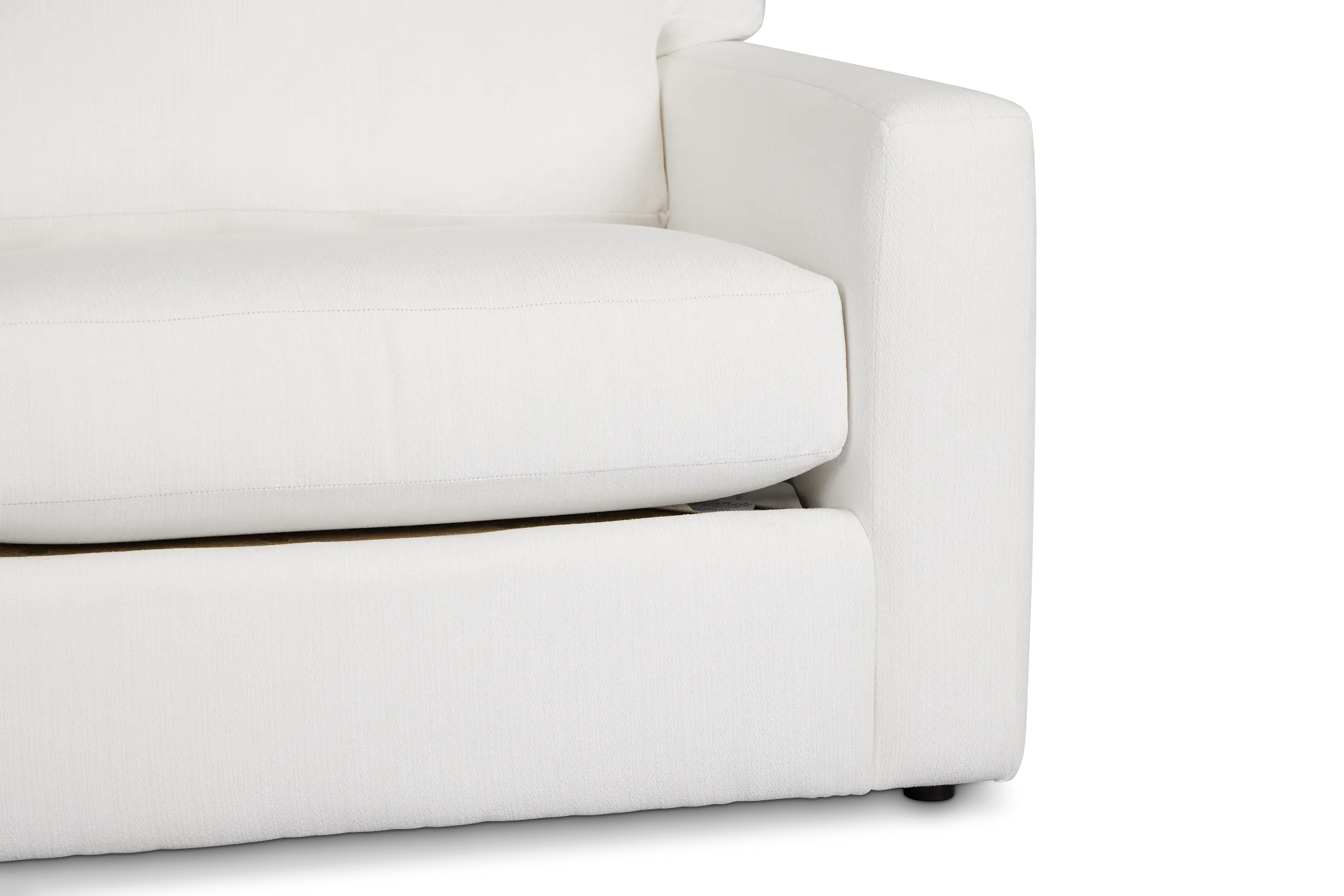 Rhodes White Fabric Sofa