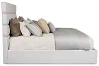 Capraia Light Beige Uph Panel Bed