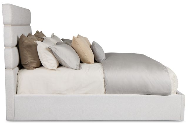 Capraia Light Beige Uph Panel Bed
