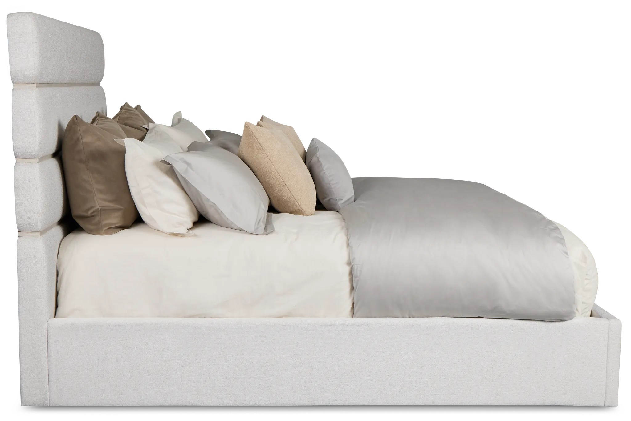 Capraia Light Beige Uph Panel Bed