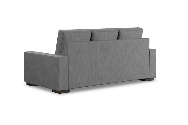 Edgewater Revenue Gray 84" Sofa W/ 3 Cushions (3)
